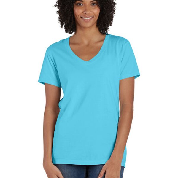 Ladies' V-Neck T-Shirt Thumbnail