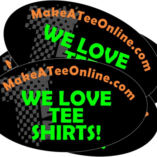 5 Pack - Oval Sticker 3 1/2 Thumbnail